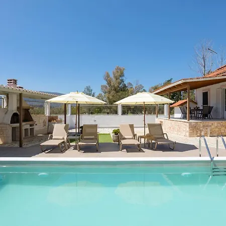 別荘 Ilenia's 3 Bedroom House With Private Pool ラガナス